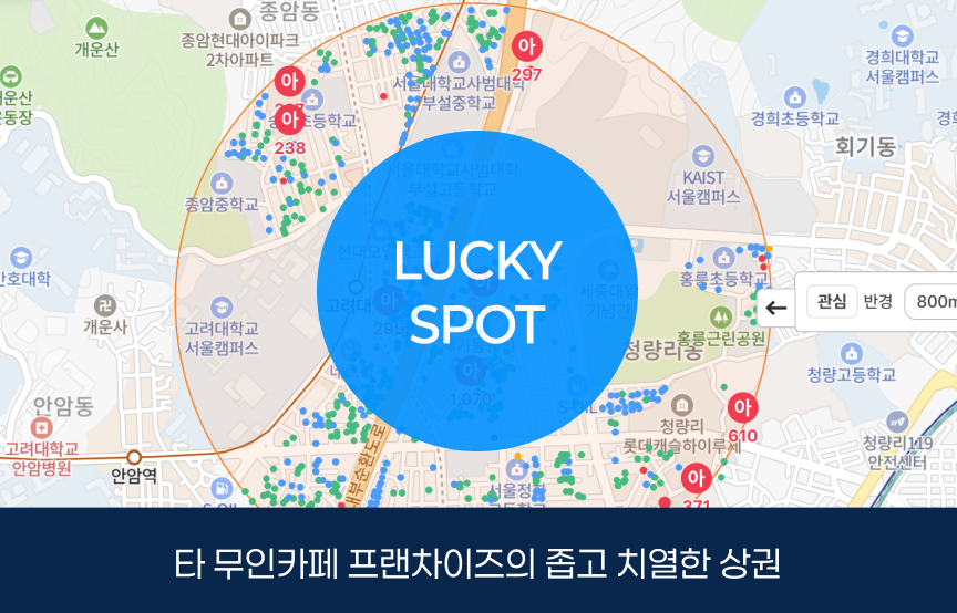 럭키스팟 상권 제안 예시